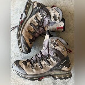 Salomon Men's Boots - Brown and Black QUEST 4D GORE-TEX FORCES 2 Size 10.5